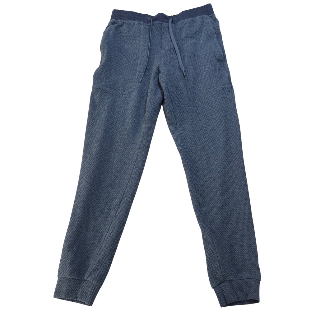 Born Primitive Mens Textured Joggers Blue Casual Gym Athletic Sweatpants Large